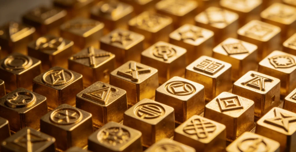 logo brass mold