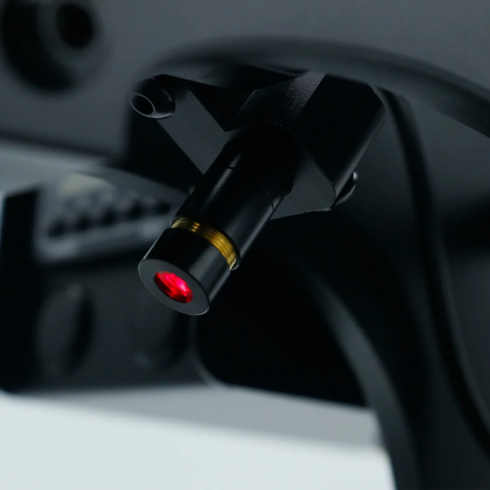 ZHENGFEI EC-27 red laser positioning for accurate stamping.