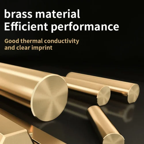 ZHENGFEI High-Grade Brass Material for Hot Stamping Letter Stamps ZHENGFEI high-grade brass material for letter stamps, excellent thermal conductivity for clear hot stamping.
