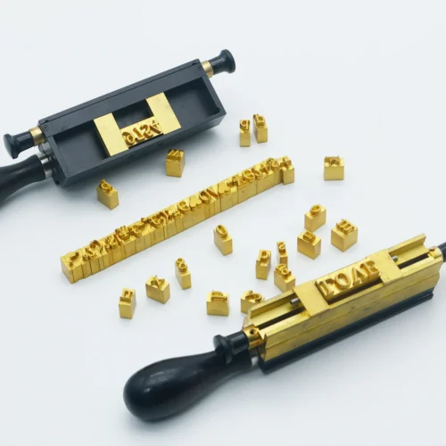 ZHENGFEI empty interchangeable brass stamp slot holder for custom letter and logo hot stamping.