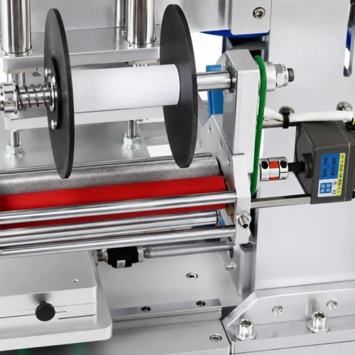 WT‑TJ8020PS hot foil stamping machine auto foil feeding reel and drive roller mechanism