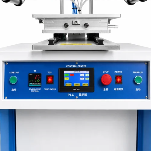 WT‑TJ8020PS hot foil stamping machine PLC touch‑screen control panel with temperature display